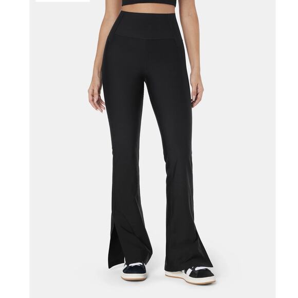 Fanka Flare Black Leggings Womens Sz L Lift and Curve Sculpting Athleticwear Gym - Picture 4 of 11